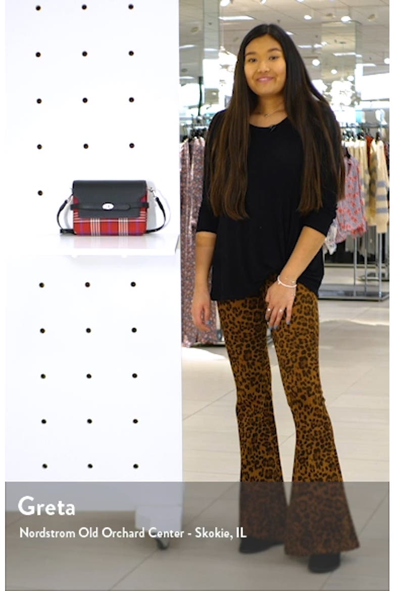 Bayswater Leather & Plaid Crossbody Bag video