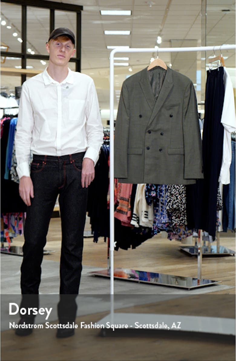 Skinny Fit Double Breasted Sport Coat, sales video thumbnail