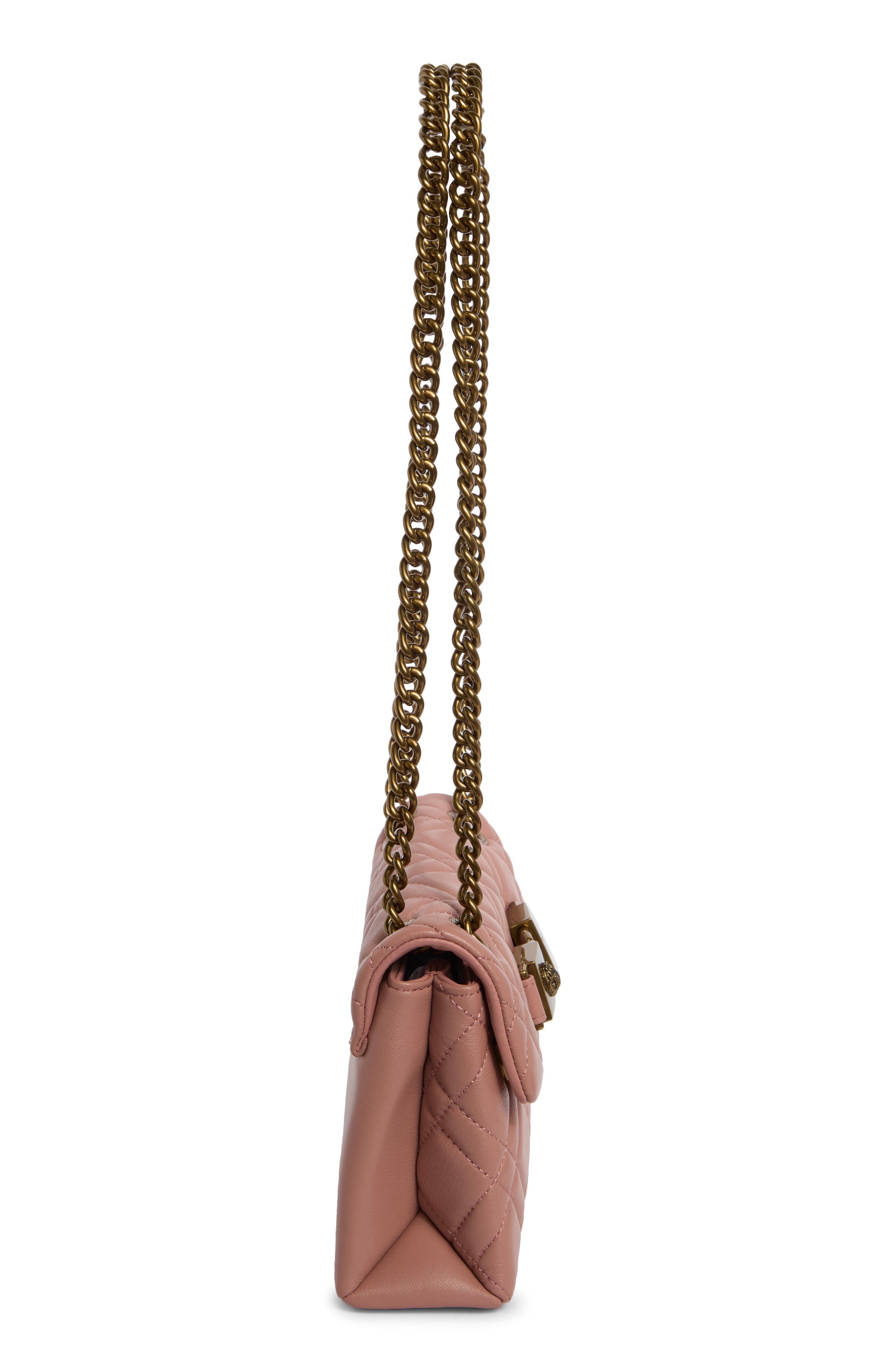 Mini Kingsley Leather Crossbody Bag, Alternate, color, LIGHT/ PASTEL PINK