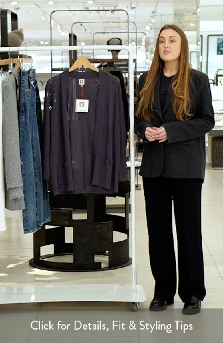 Malibu Pointelle Cardigan, sales video thumbnail