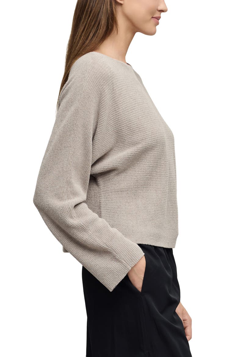 CozyChic Ultra Lite® Rib Dolman Shirt, Alternate, color, BEACH ROCK