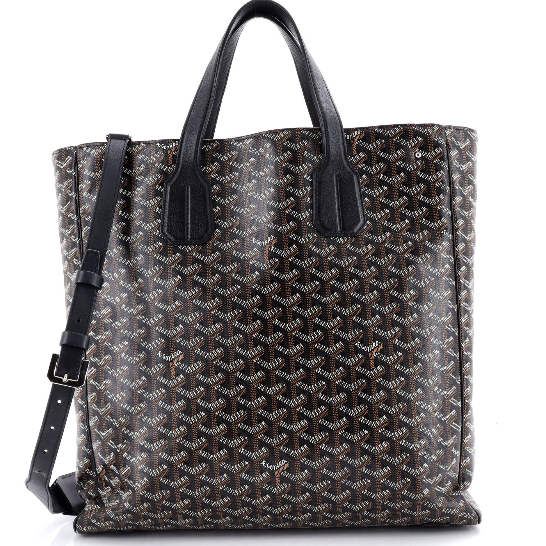 Voltaire III Tote Coated Canvas, Main, color, Brown