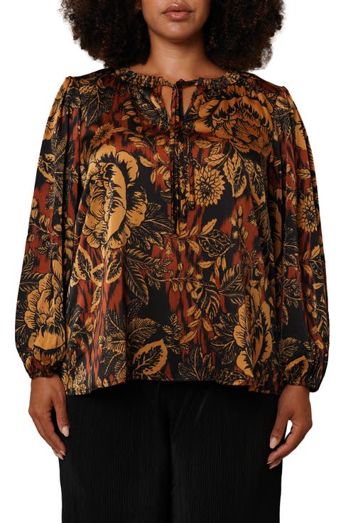 Tie Front Top (Plus)