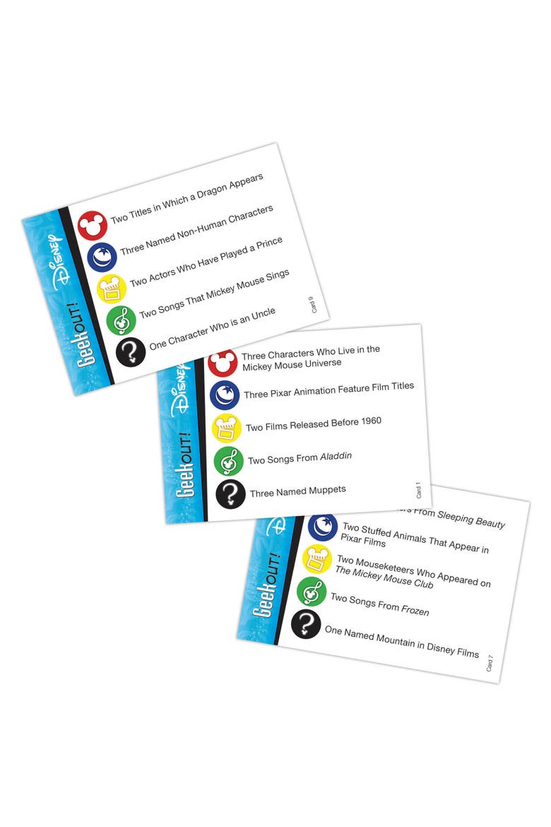 Geek Out Party Game - Disney® Edition, Alternate, color, BLUE MULTI