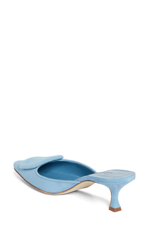 MANOLO BLAHNIK MANOLO BLAHNIK MAYSALE BUCKLE POINTED TOE MULE