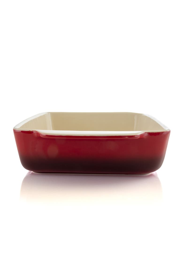 5.6 Quart Stoneware Bake Pan, Alternate, color, Red