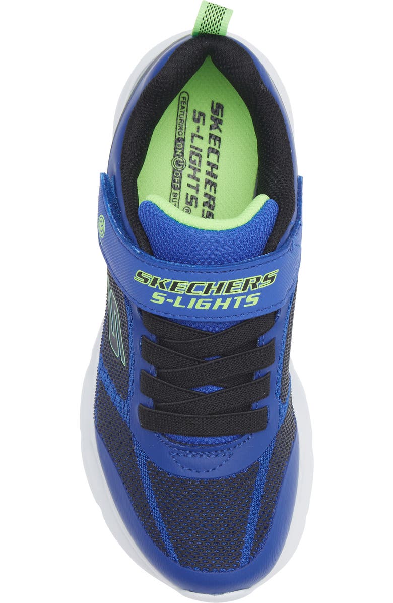 SKECHERS Kids' S-Lights<sup>®</sup> Glide-Step<sup>®</sup> Lights Sneaker, Alternate, color, Black/Blue