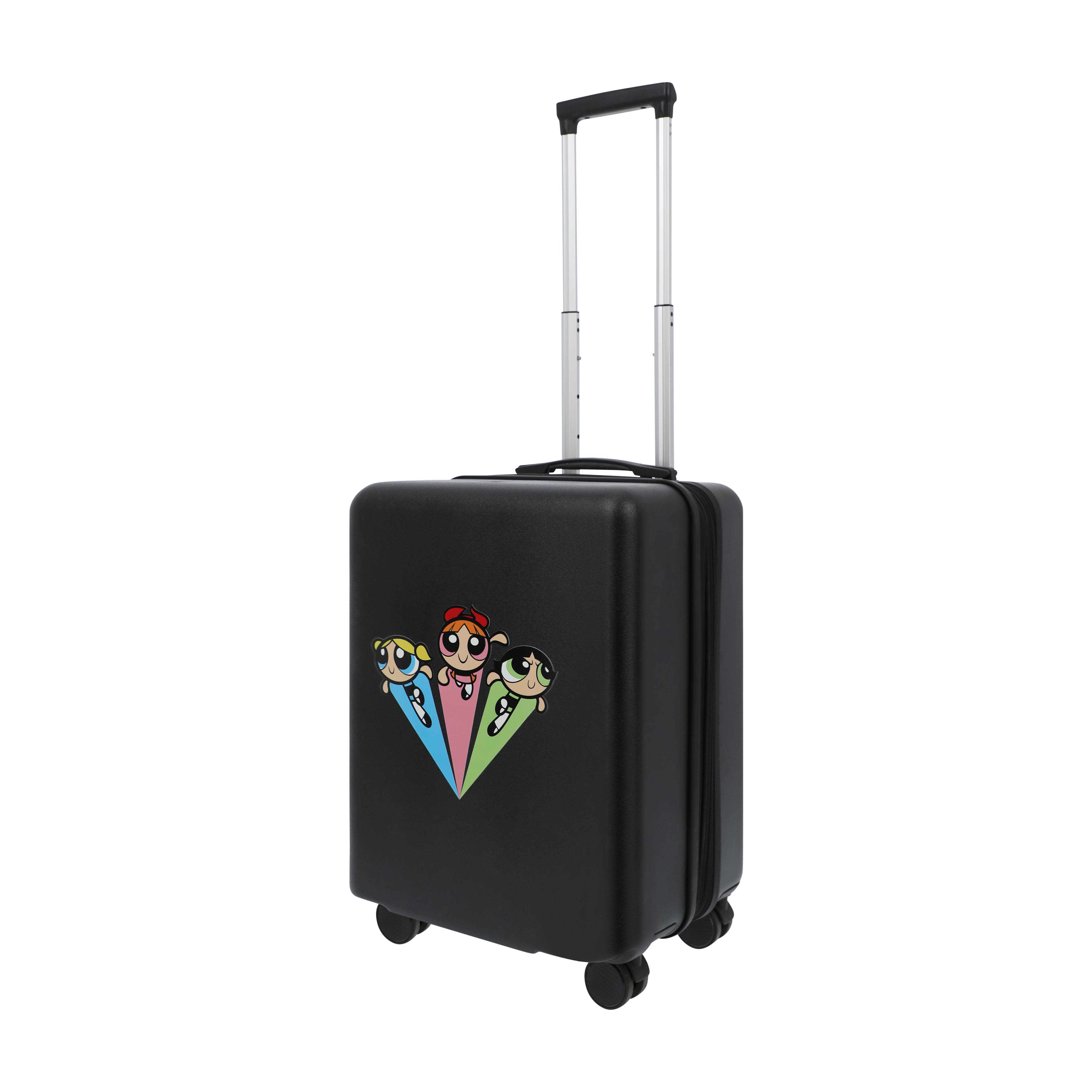 Ful WB POWER PUFF GIRLS 22.5" CARRY-ON LUGGAGE, Main, color, Black