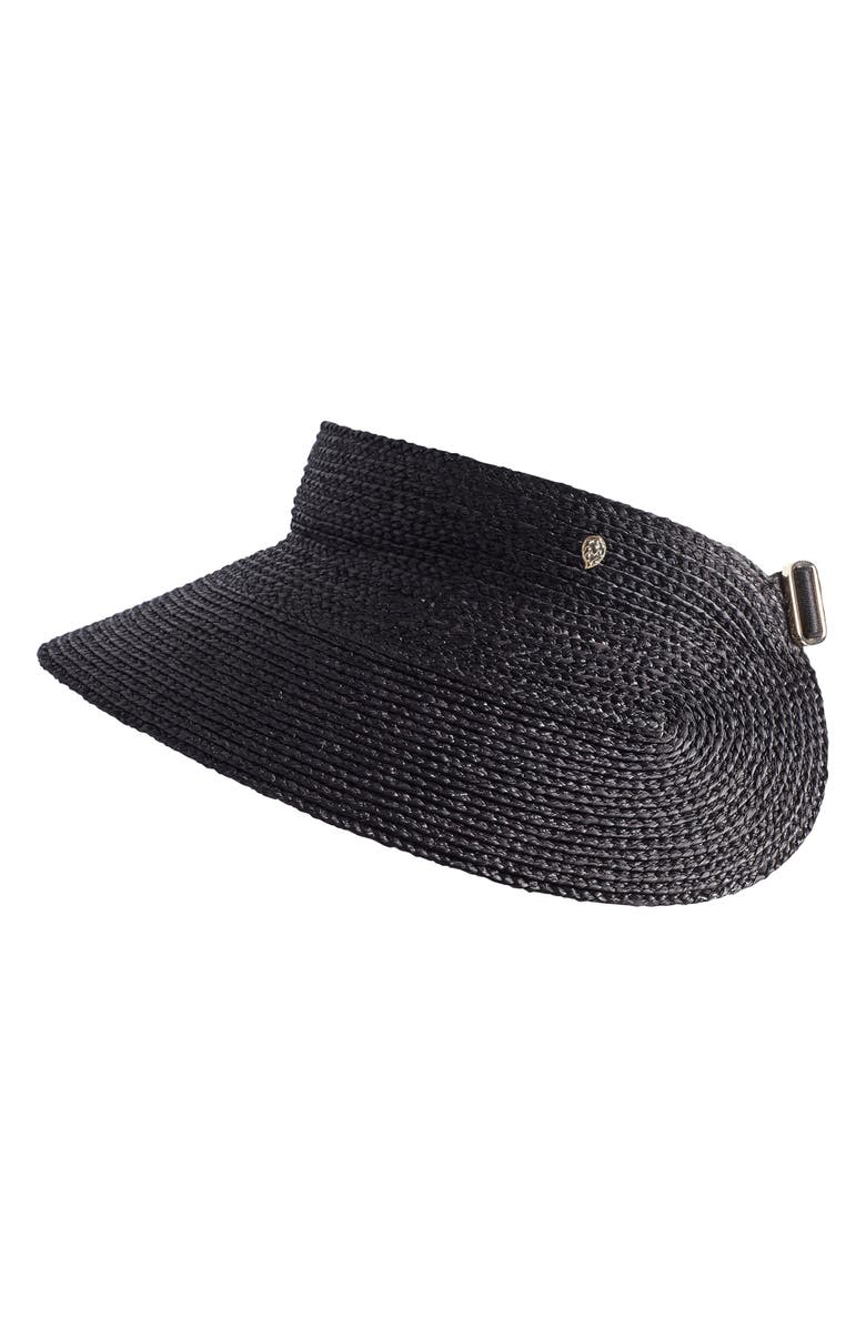 Helen Kaminski Classic Raffia Visor, Main, color, 