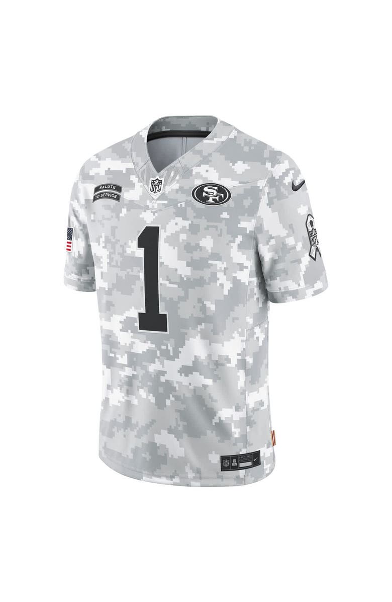 Nike Men's Nike Deebo Samuel Sr Arctic Camo San Francisco 49ers 2024 Salute to Service Limited Jersey, Alternate, color, 