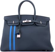 Pre-Owned Hermes Officier Birkin Bag Limited Edition Togo with Swift 35