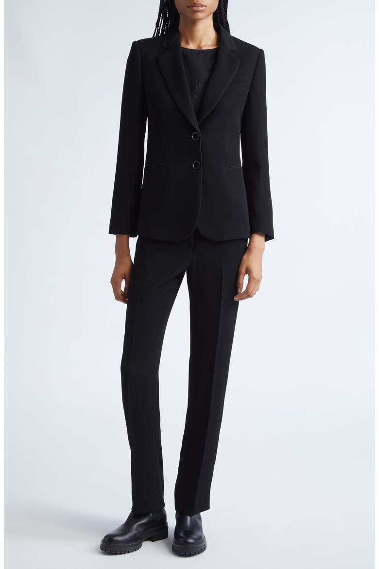 Tech Waffle Straight Leg Pants, Alternate, color, SOLID BLACK