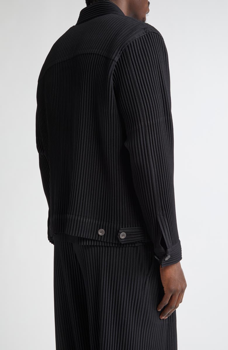 Homme Plissé Issey Miyake Light Shirt Jacket, Alternate, color, Black