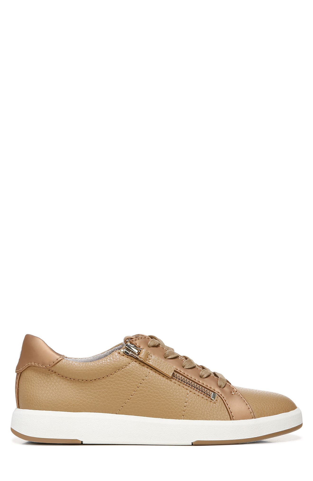 Karine Side Zip Sneaker, Alternate, color, BIRCHWOOD