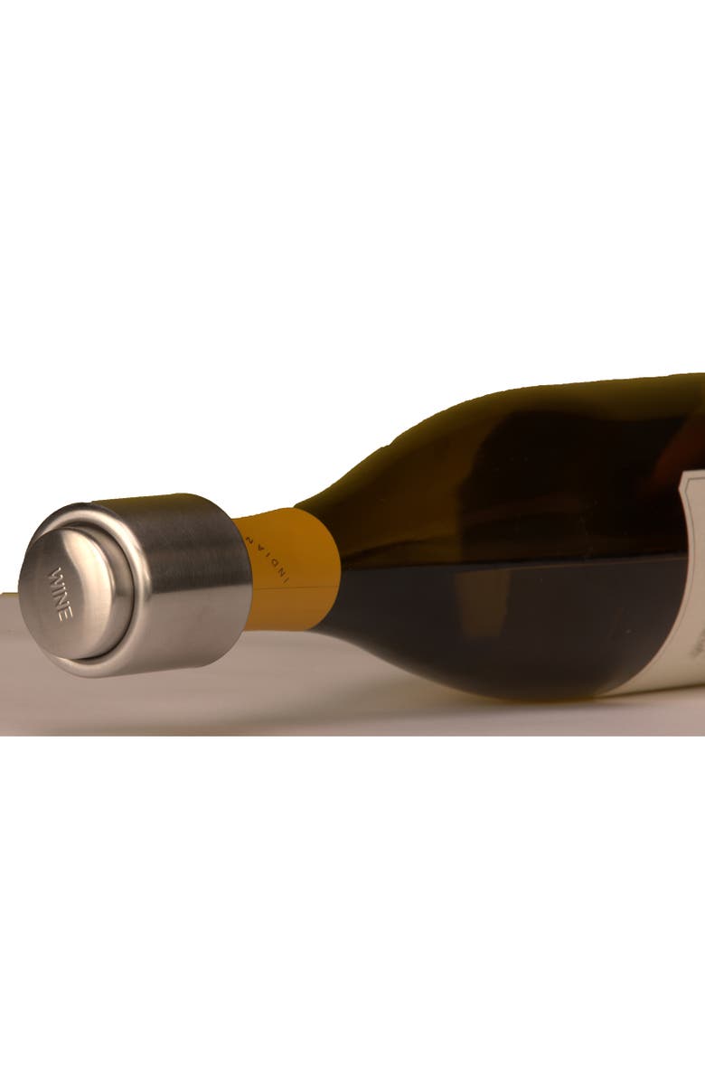 CILIO 18/10 Stainless Steel Wine Sealer, Alternate, color, Silver