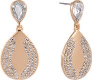Laundry by Shelli Segal Crystal Teardrop Earrings