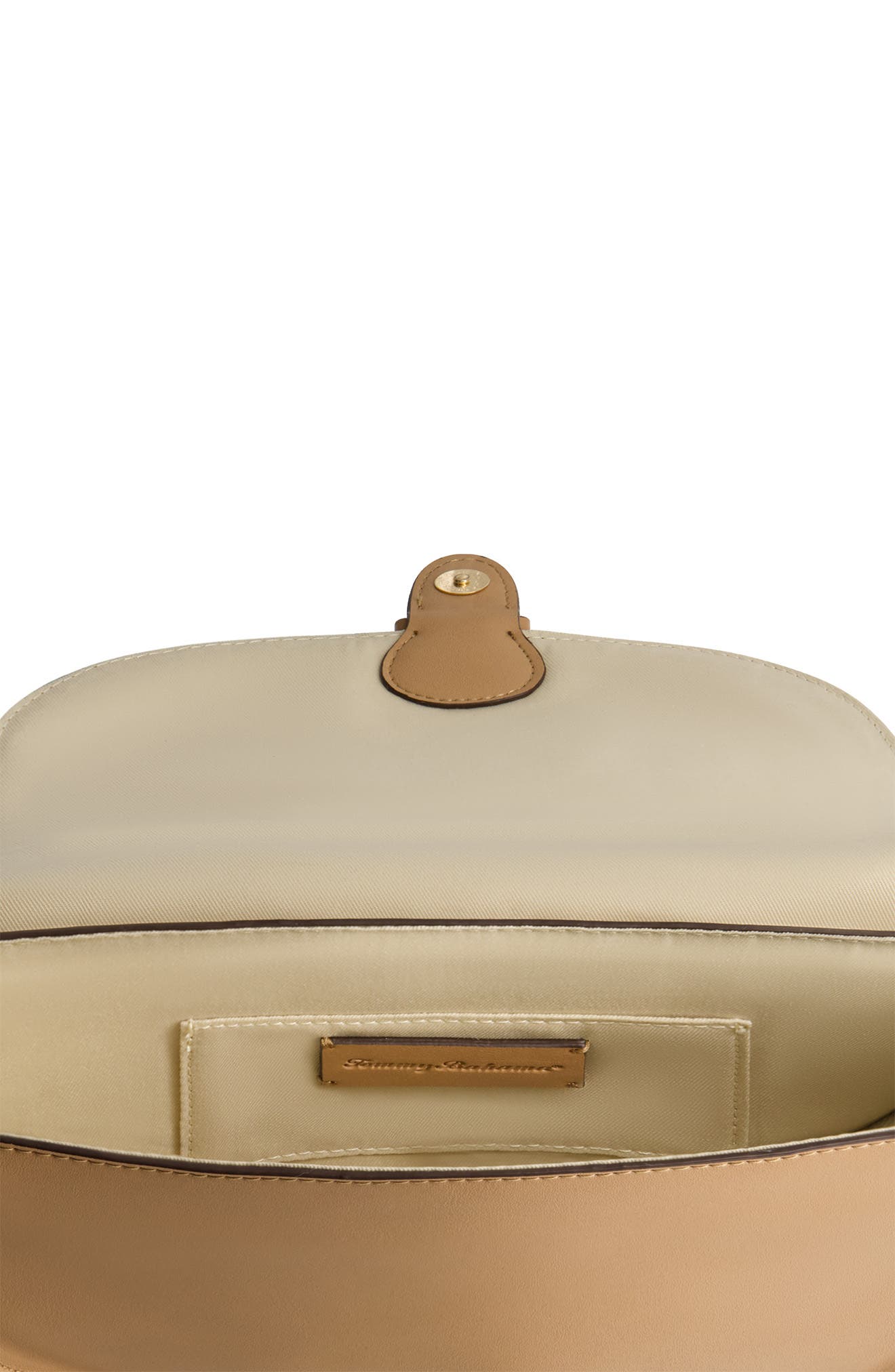 Tommy Bahama Logo Debossed Raffia Crossbody Bag, Alternate, color, Tan