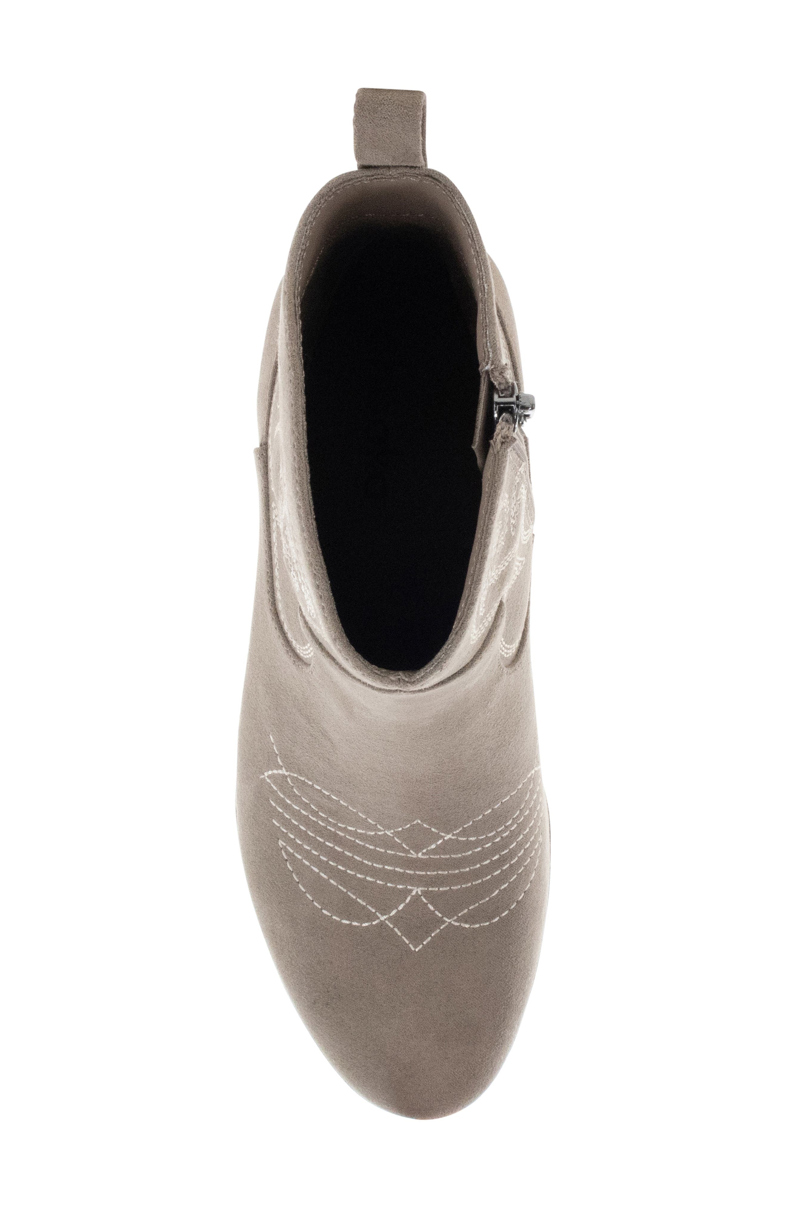 Twain Western Ankle Bootie, Alternate, color, TAUPE