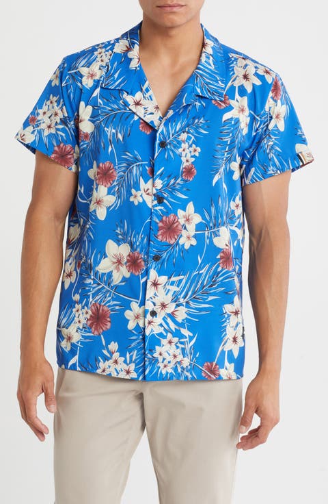 Beach Button-Up Camp Shirt