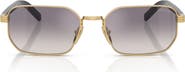 Prada PR D62S 56mm Rectangle Sunglasses