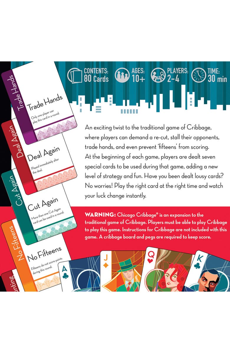 Outset Chicago Cribbage Expansion Card Set, Outset Media, Alternate, color,