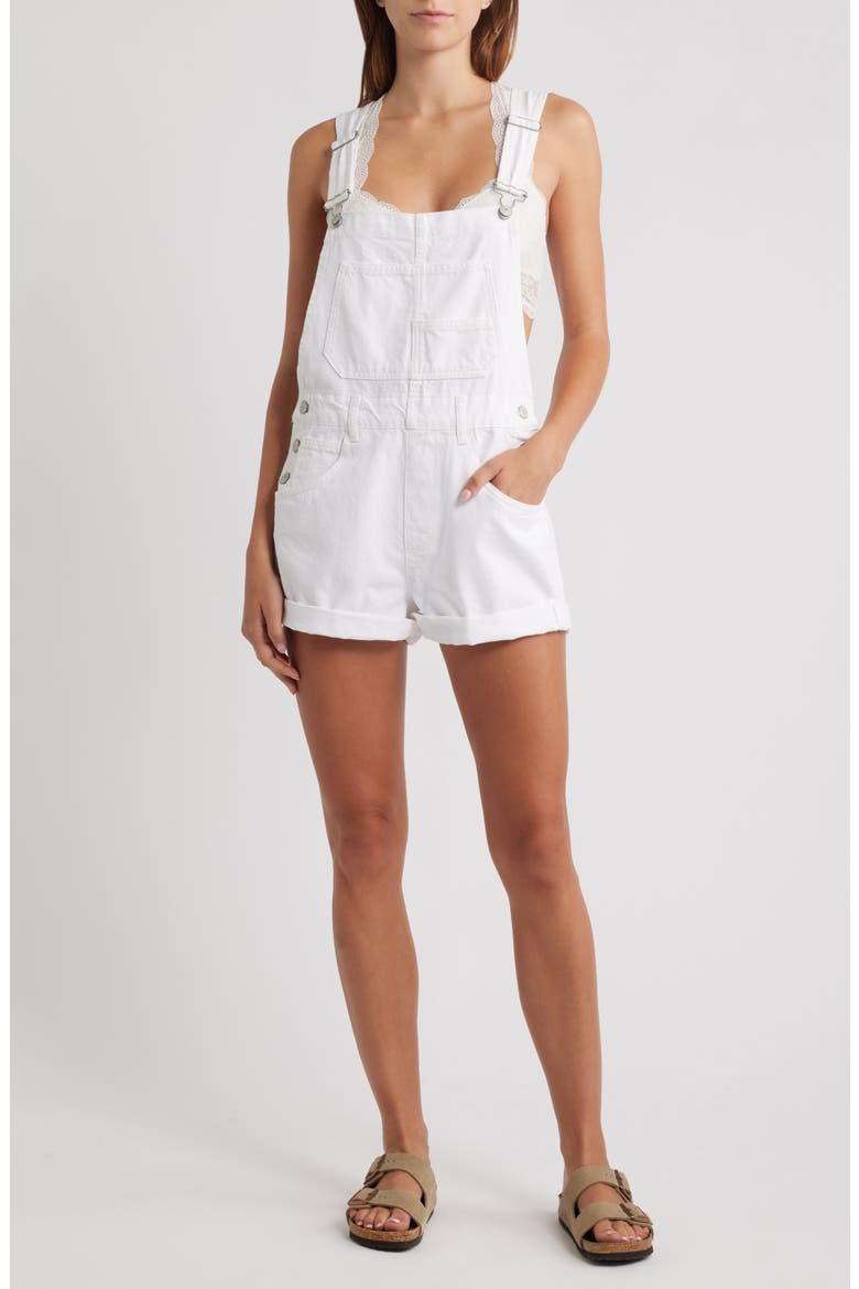 Ziggy Shortalls, Main, color, OPTIC WHITE