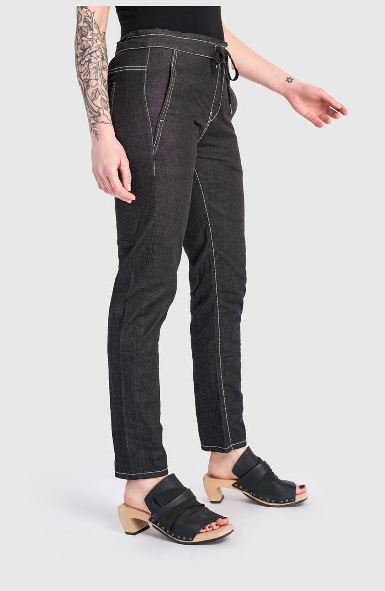 Alembika Jet Iconic Stretch Jeans, Alternate, color, Jet