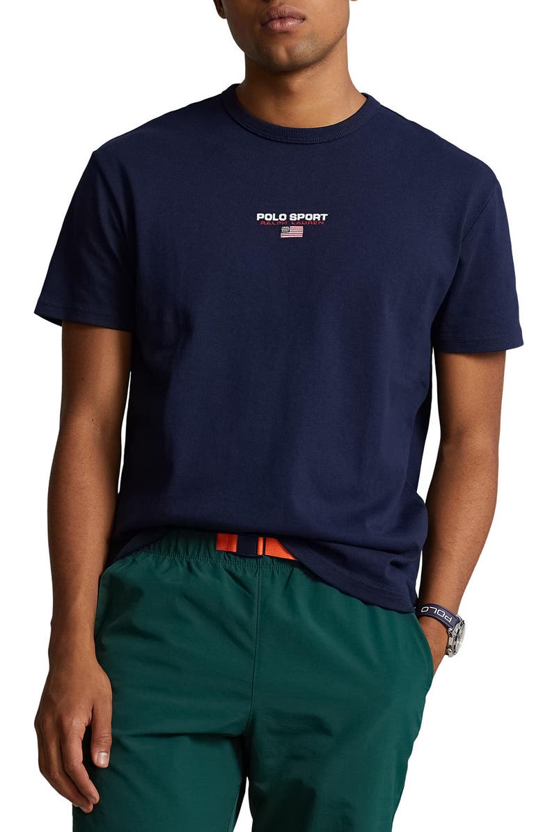 Polo Ralph Lauren Embroidered Logo T-Shirt, Main, color, 