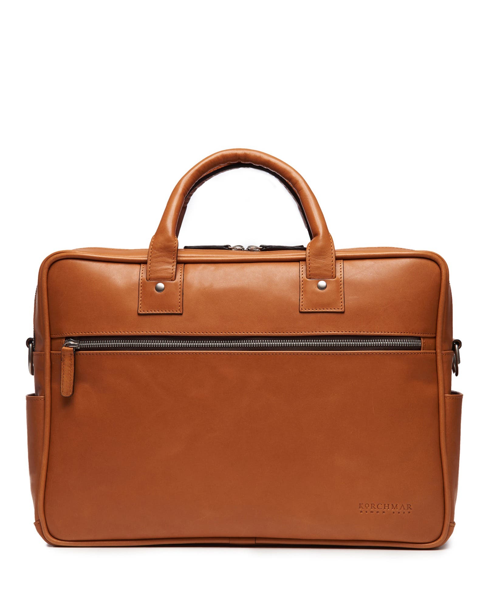 Redford Leather Briefcase, Alternate, color, Tan