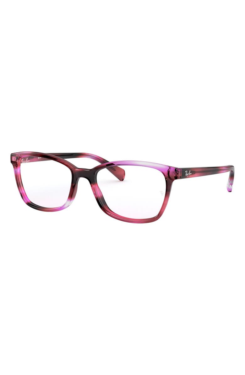 Ray-Ban 52mm Square Optical Glasses, Alternate, color, 