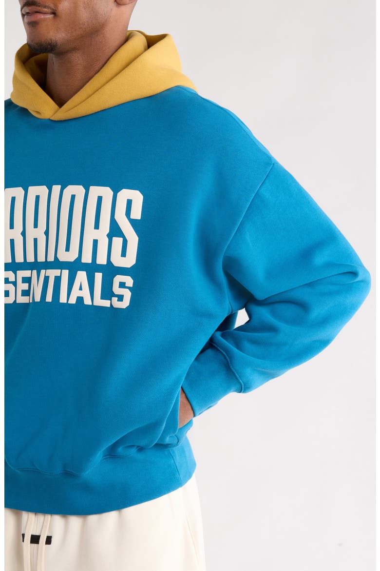 x NBA Warriors Sports Fit Hoodie, Alternate, color, BLUE SAPPHIRE/ CANYON