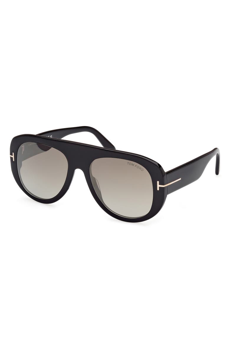 TOM FORD Cecil 55mm Pilot Sunglasses, Alternate, color, 