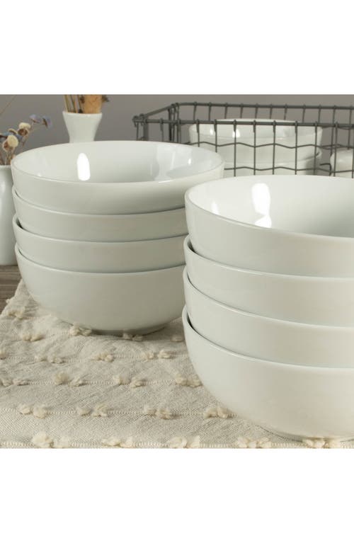 Bia Cordon Bleu Set Of 8 Chowder Bowls In White