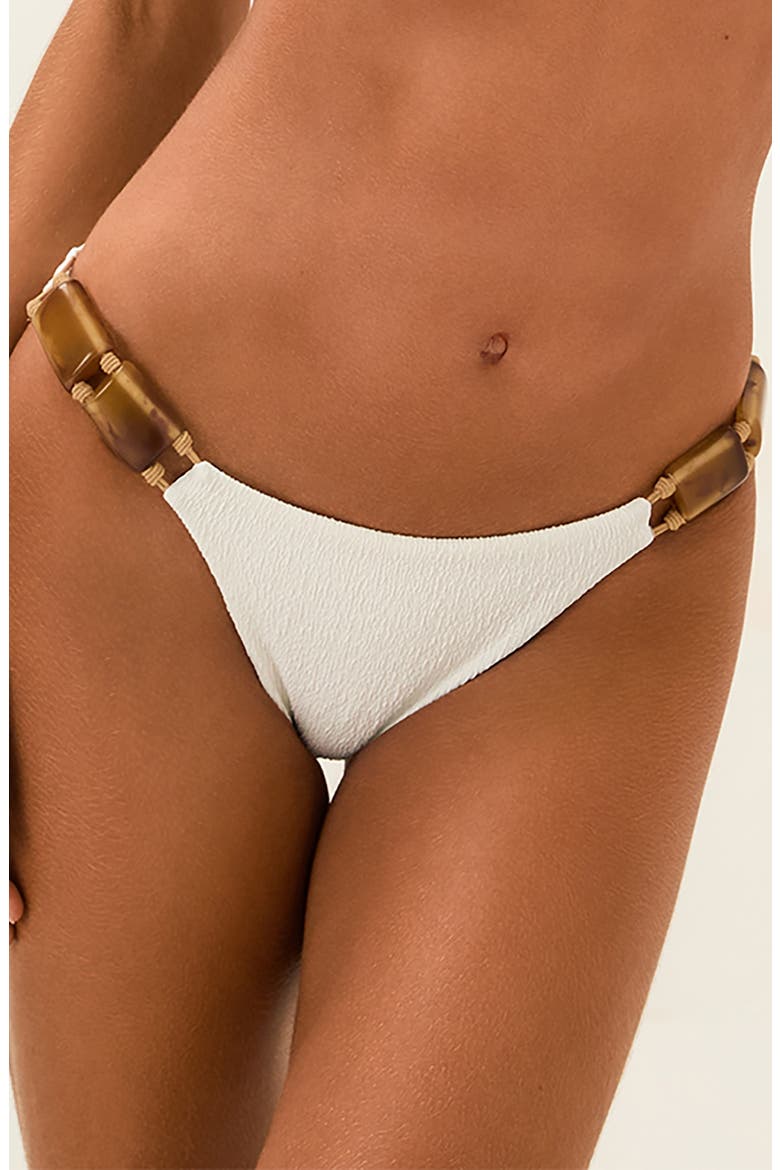 Firenze Lesley Bikini Bottoms, Main, color, WHITE