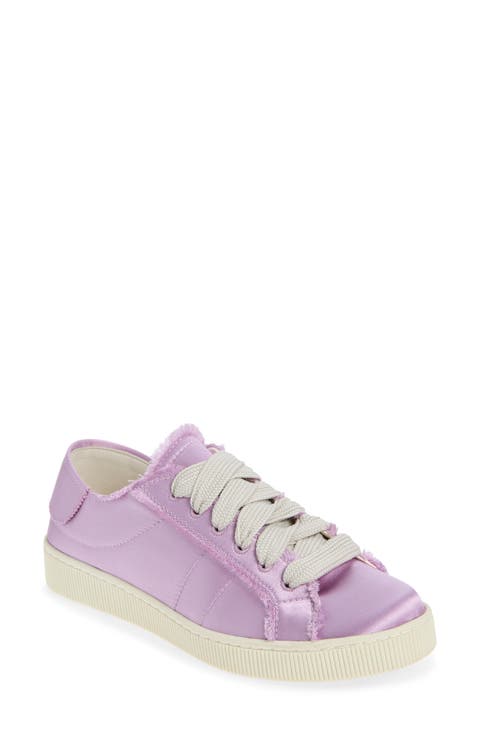 Persy Satin Lace-Up Sneaker (Women)
