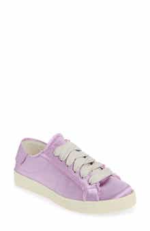 Pedro Garcia Persy Satin Lace-Up Sneaker