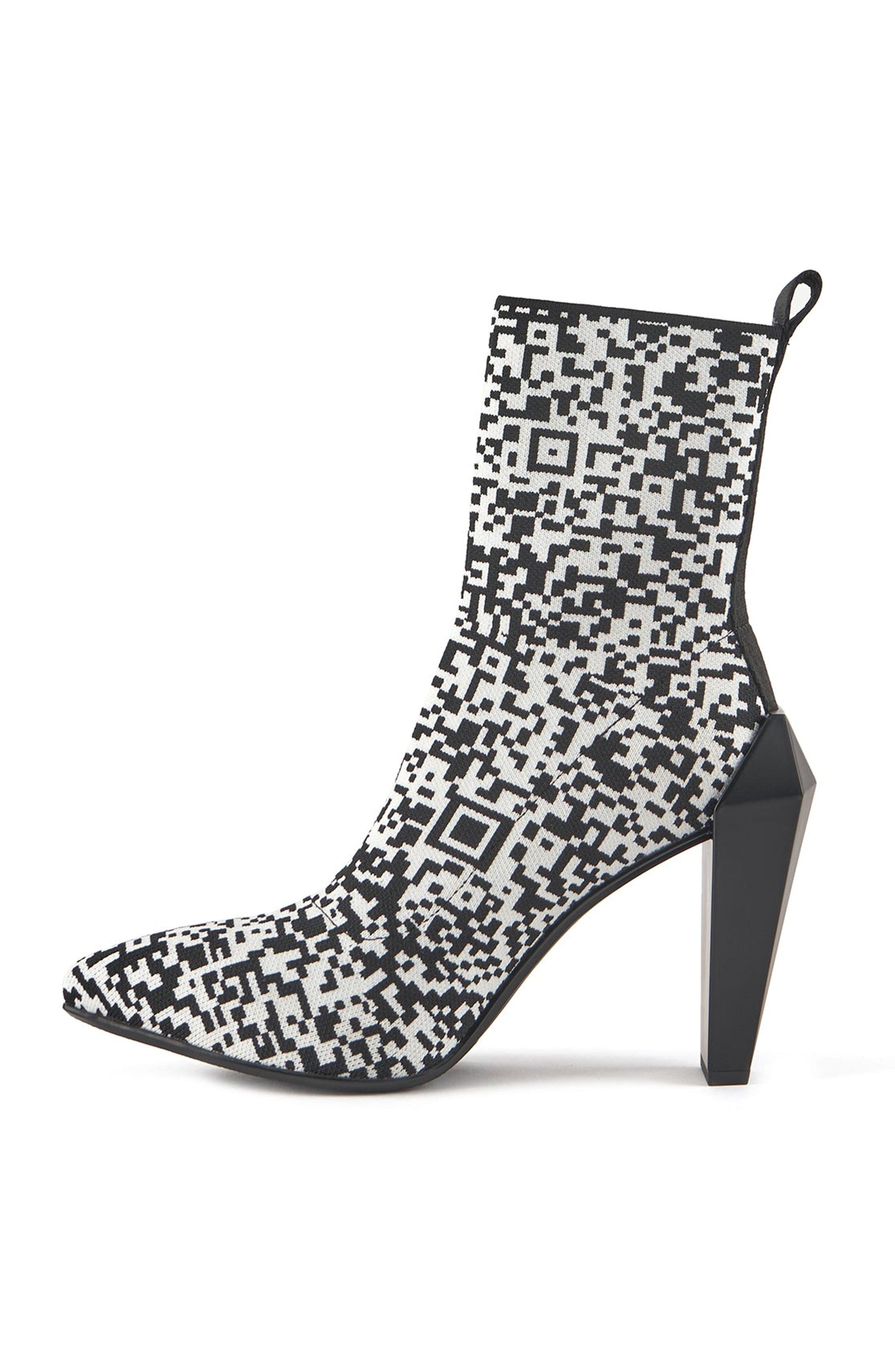 United Nude Gem Platform Sock Bootie, Alternate, color, Qr