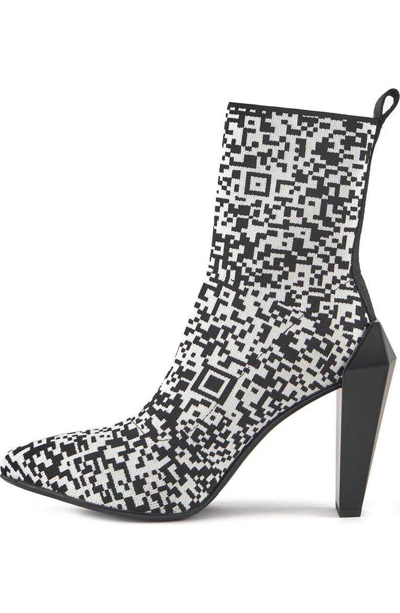 United Nude Gem Platform Sock Bootie, Alternate, color, Qr