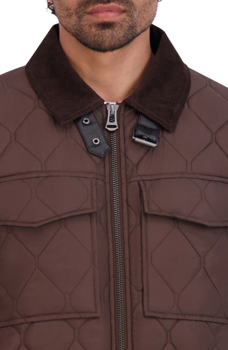 Cole Haan Diamond Quilted Jacket, Alternate, color, Wren