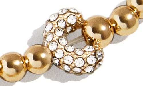 Baublebar Pisa Pavé Heart Station Beaded Bracelet