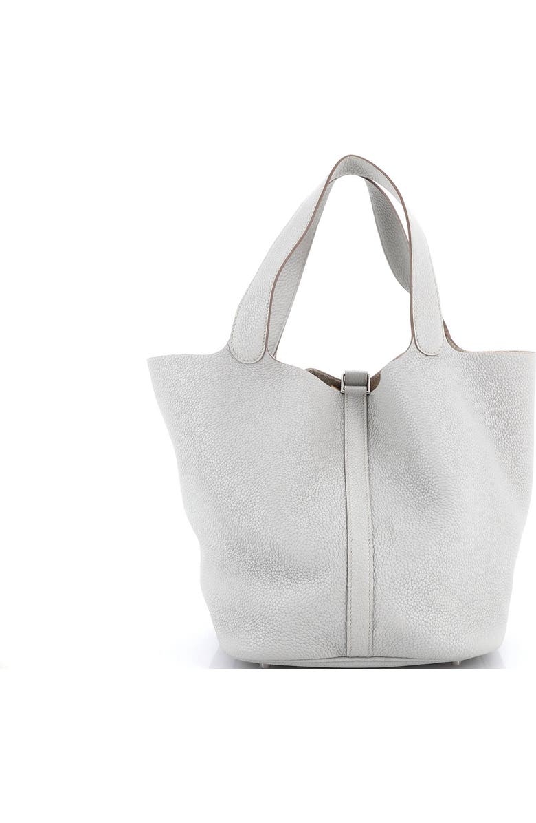 Pre-Owned Hermes Picotin Lock Bag Clemence GM, Alternate, color, Gris Perle