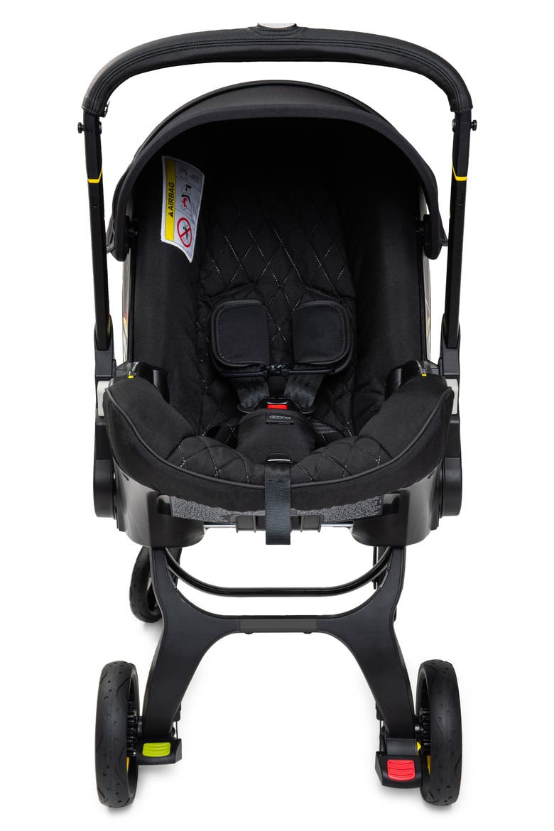 Midnight Edition Convertible Infant Car Seat/Compact Stroller System with Base & Essentials Bag Set, Alternate, color, MIDNIGHT