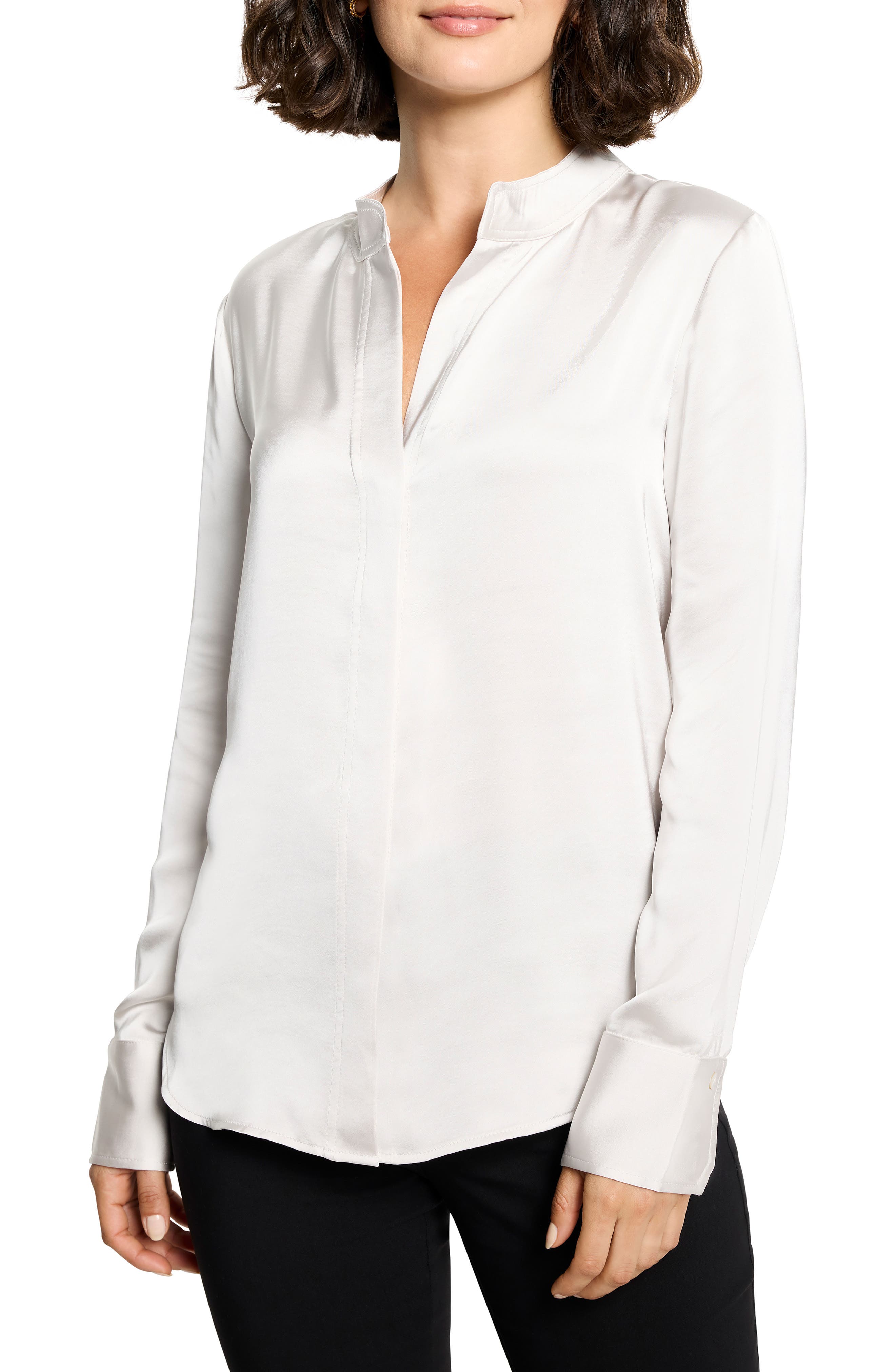 NIC+ZOE Day Gloss Button-Up Shirt