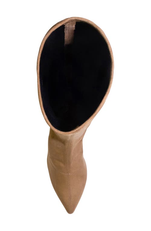 Donald Pliner Pointed Toe Knee High Boot In Saddle