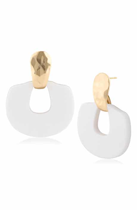 JARDIN Resin Knocker Earrings