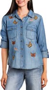 Billy T Butterfly Denim Shirt