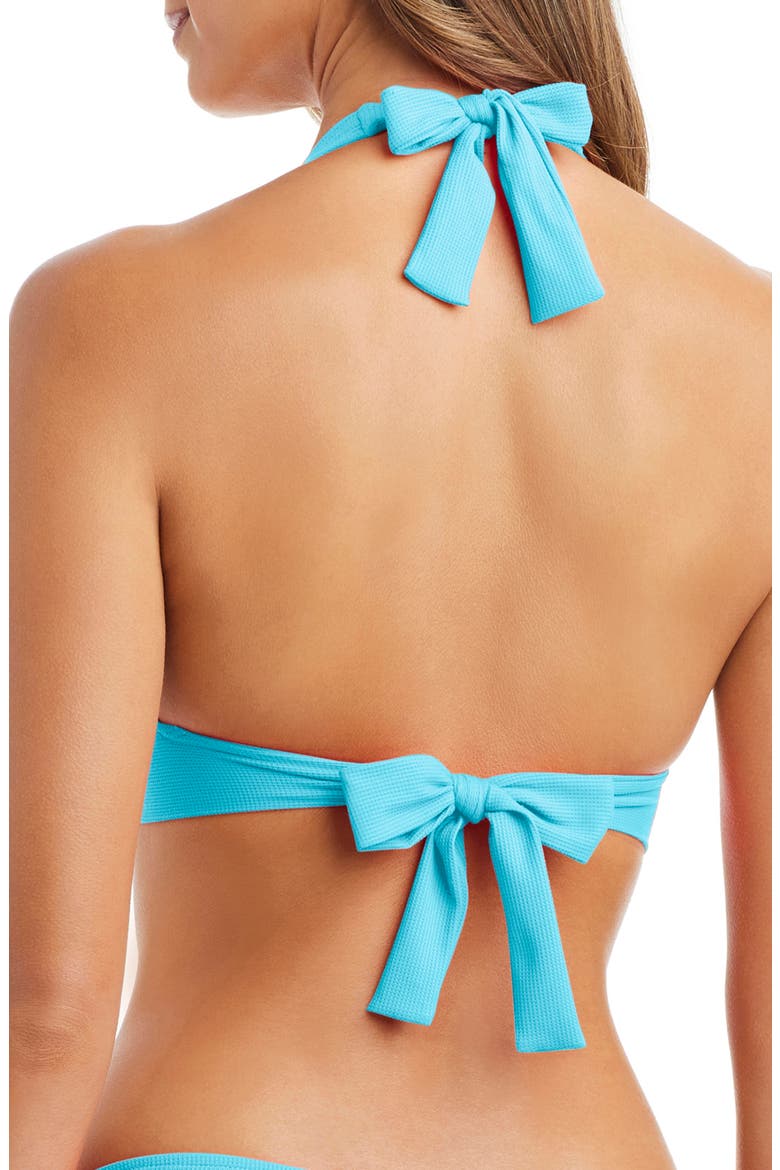 Ring Halter Bikini Top, Alternate, color, WATERFALL
