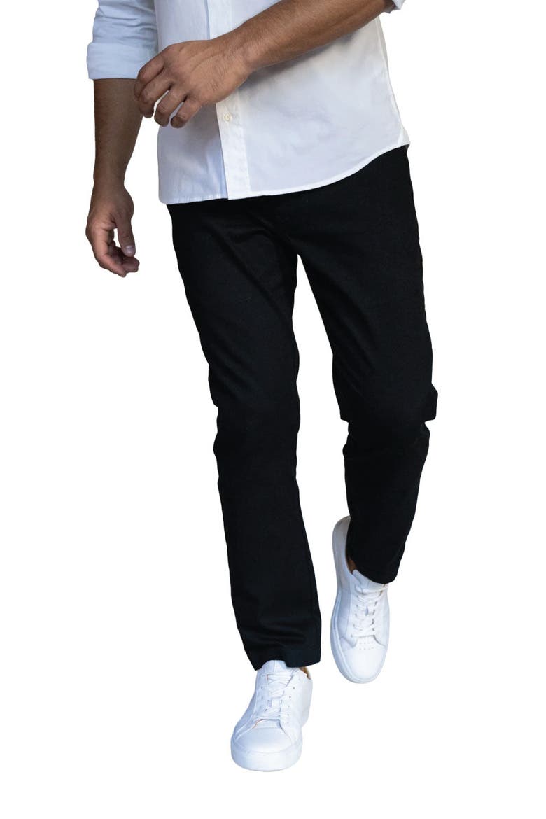 Stretch Chinos Standard Fit, Main, color, Black