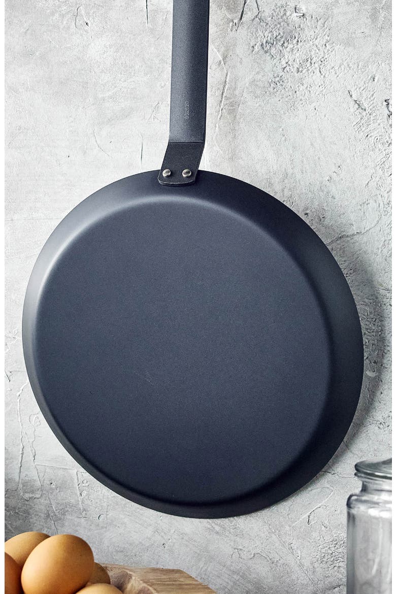 x Bobby Flay 11" Carbon Steel Crepe Pan, Alternate, color, BLACK