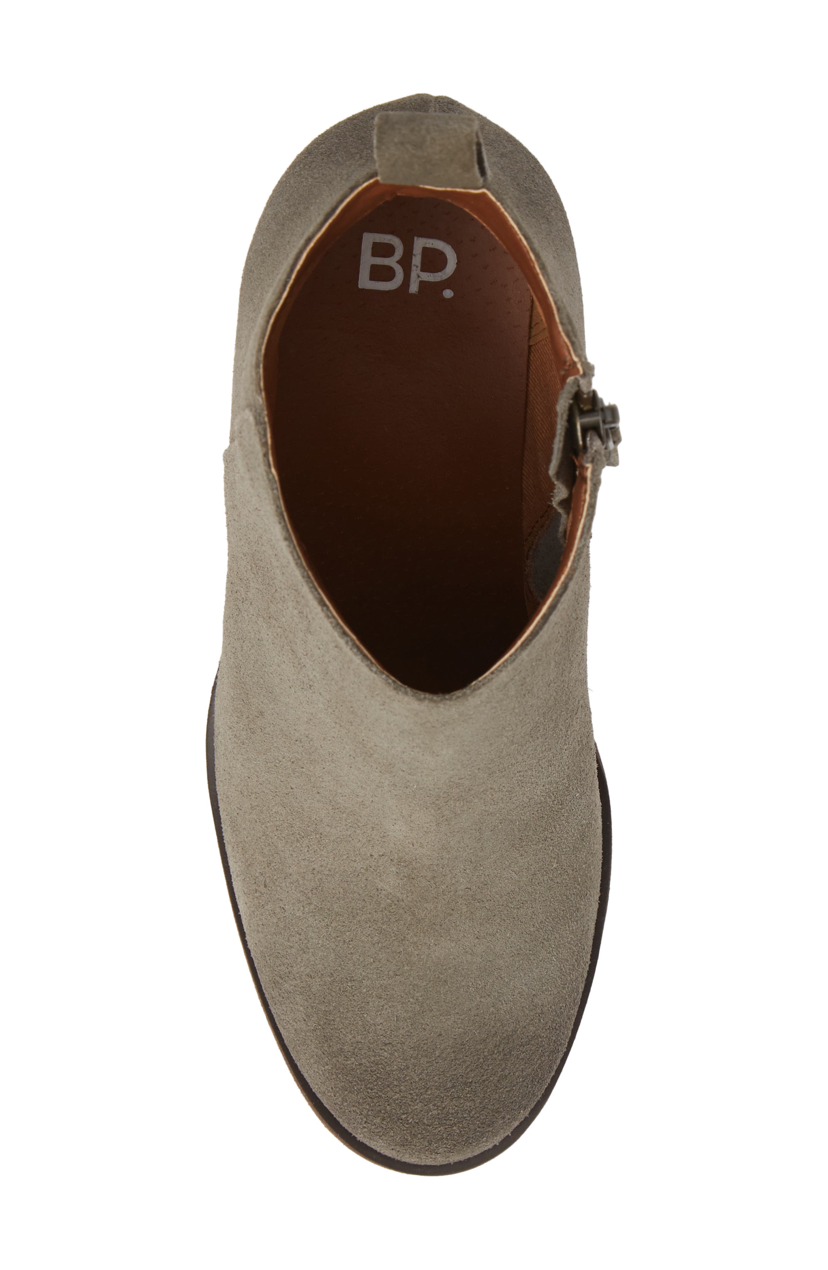 Lance Block Heel Bootie, Alternate, color, GREY SUEDE